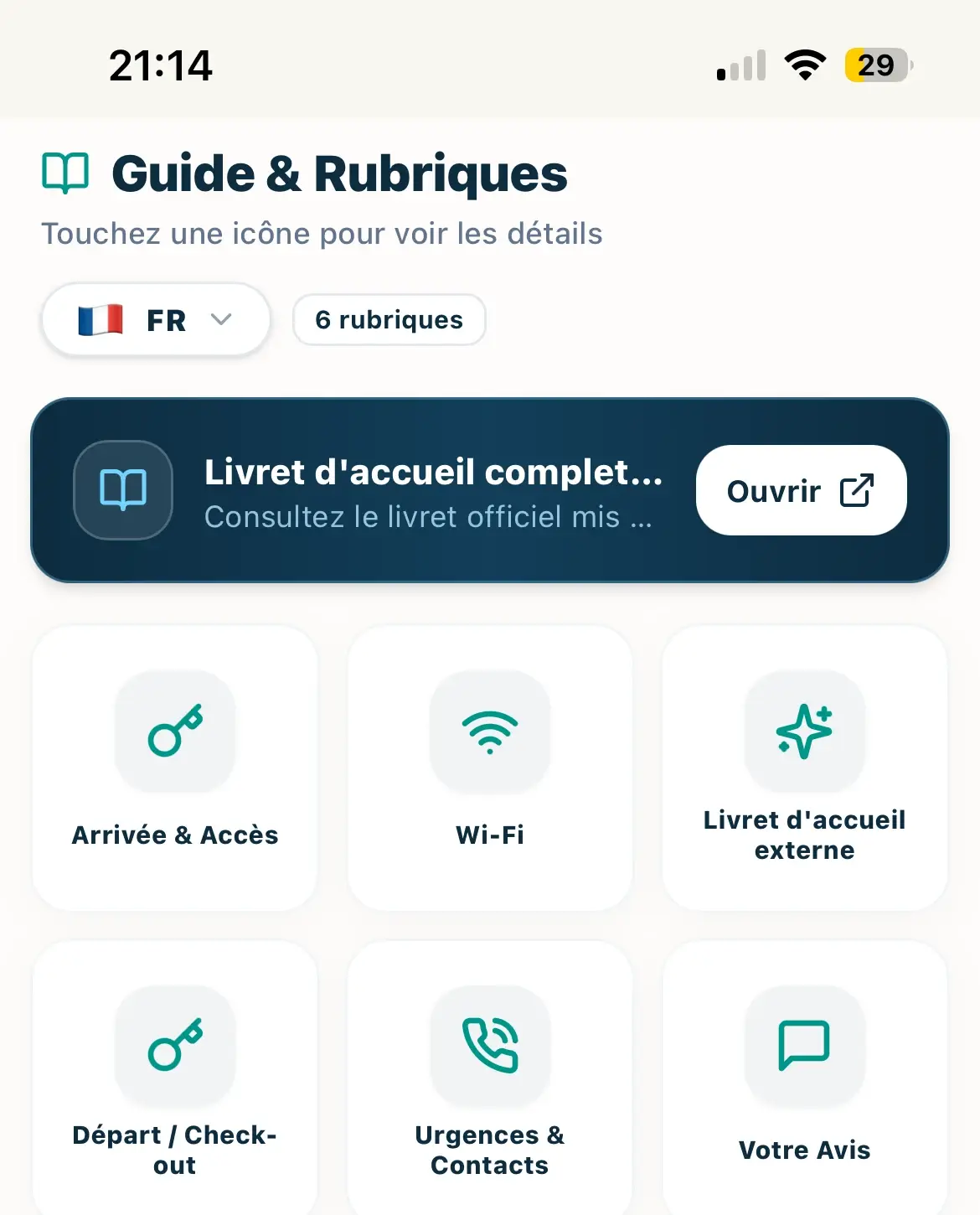 Livret d'accueil personnalisé